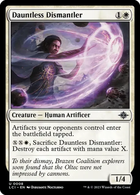 Dauntless Dismantler, The Lost Caverns of Ixalan — Magic: The Gathering card