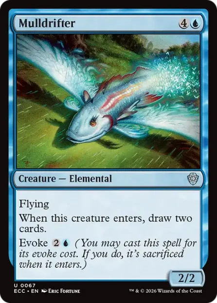 Mulldrifter, Lorwyn Eclipsed Commander — Magic: The Gathering card