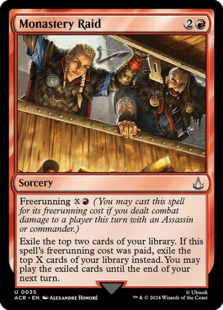Monastery Raid, Assassin's Creed — Magic: The Gathering card