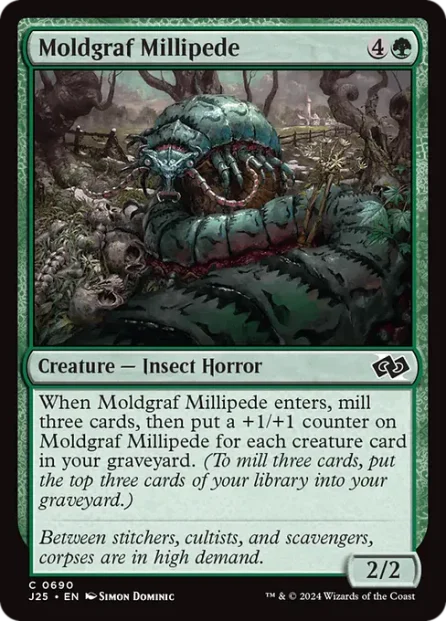 Moldgraf Millipede, Foundations Jumpstart — Magic: The Gathering card