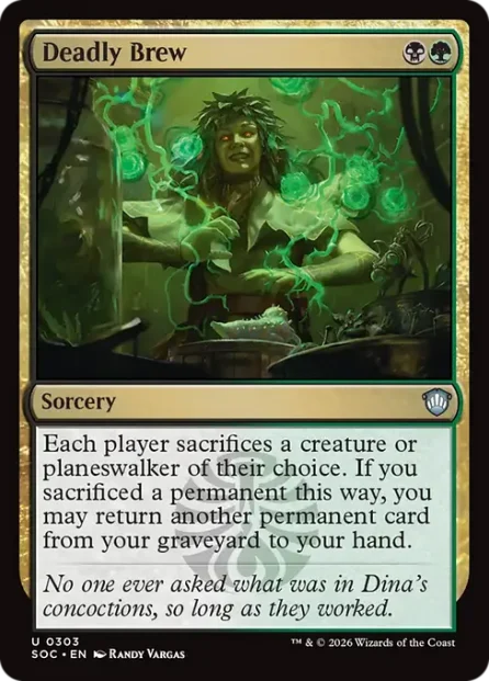 Deadly Brew, Secrets of Strixhaven Commander — Magic: The Gathering card