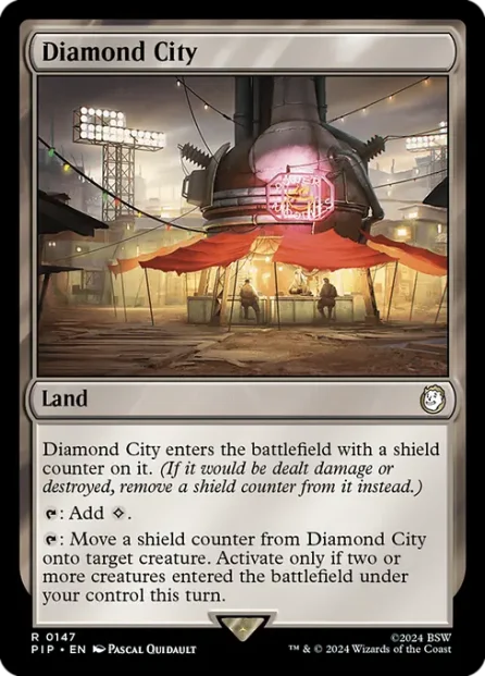 Diamond City, Fallout — Magic: The Gathering card