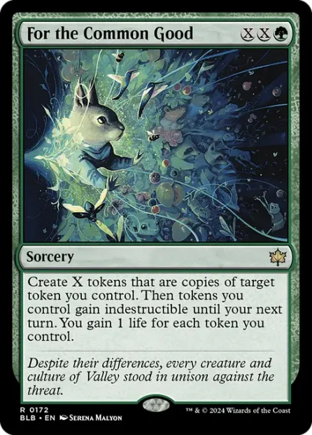 For the Common Good, Bloomburrow — Magic: The Gathering card