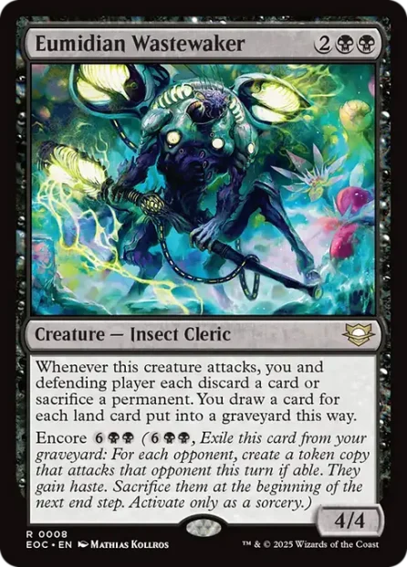 Eumidian Wastewaker, Edge of Eternities Commander — Magic: The Gathering card