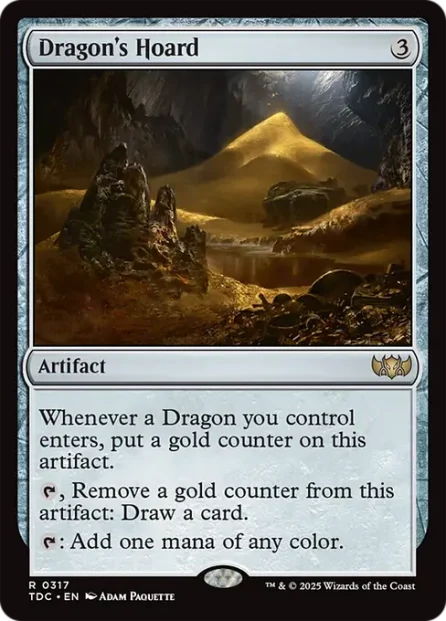Dragon's Hoard, Tarkir: Dragonstorm Commander — Magic: The Gathering card