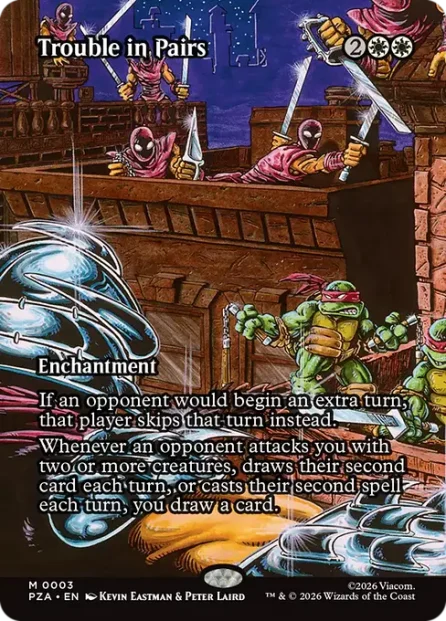 Trouble in Pairs, Teenage Mutant Ninja Turtles Source Material — Magic: The Gathering card