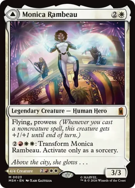 Monica Rambeau // Photon, Living Light, Marvel Super Heroes — Magic: The Gathering card