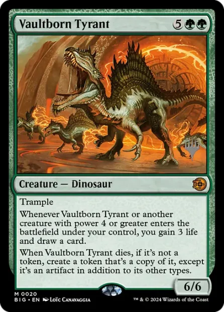 Vaultborn Tyrant, The Big Score Promos — Magic: The Gathering card
