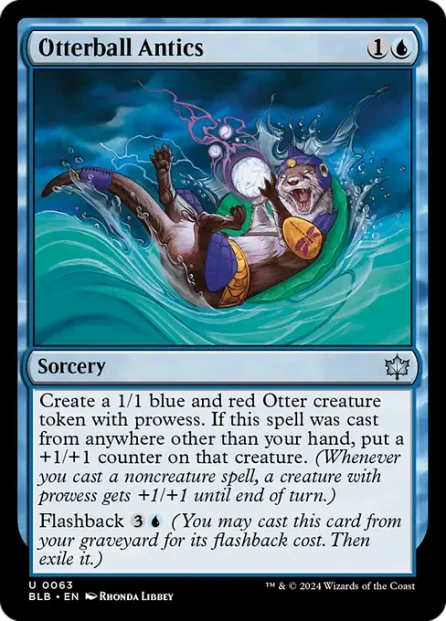 Otterball Antics, Bloomburrow — Magic: The Gathering card