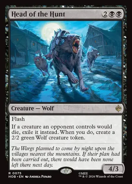 Head of the Hunt, The Hobbit — Magic: The Gathering card