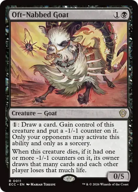 Oft-Nabbed Goat, Lorwyn Eclipsed Commander — Magic: The Gathering card