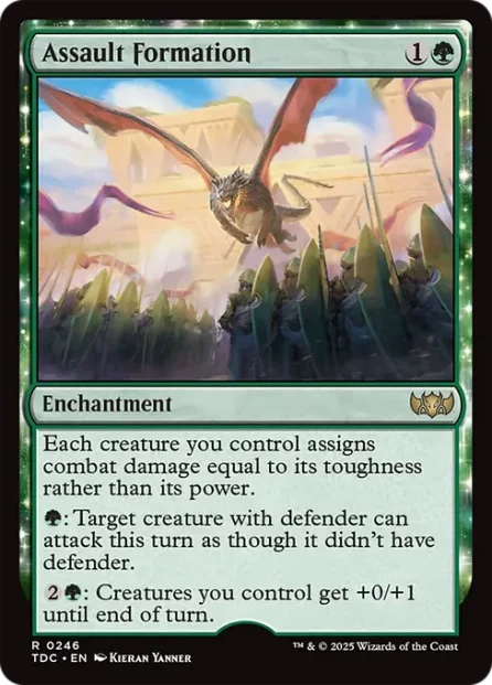 Assault Formation, Tarkir: Dragonstorm Commander — Magic: The Gathering card