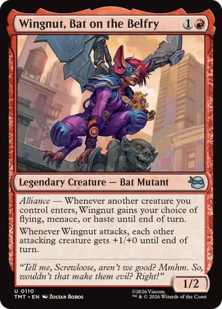 Wingnut, Bat on the Belfry, Teenage Mutant Ninja Turtles — Magic: The Gathering card