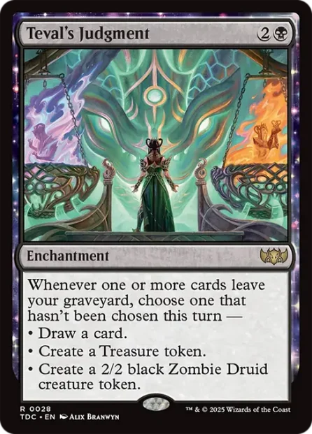 Teval's Judgment, Tarkir: Dragonstorm Commander — Magic: The Gathering card
