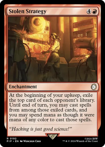 Stolen Strategy, Fallout — Magic: The Gathering card