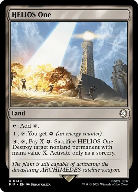 HELIOS One, Fallout — Magic: The Gathering card