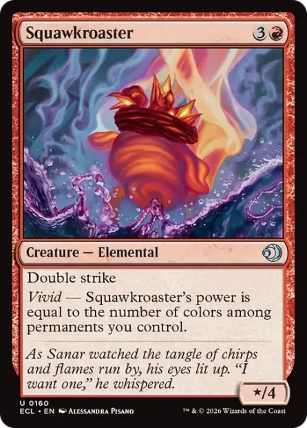 Squawkroaster, Lorwyn Eclipsed — Magic: The Gathering card
