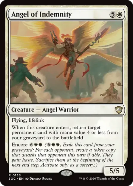 Angel of Indemnity, Secrets of Strixhaven Commander — Magic: The Gathering card