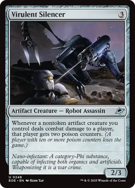 Virulent Silencer, Edge of Eternities — Magic: The Gathering card