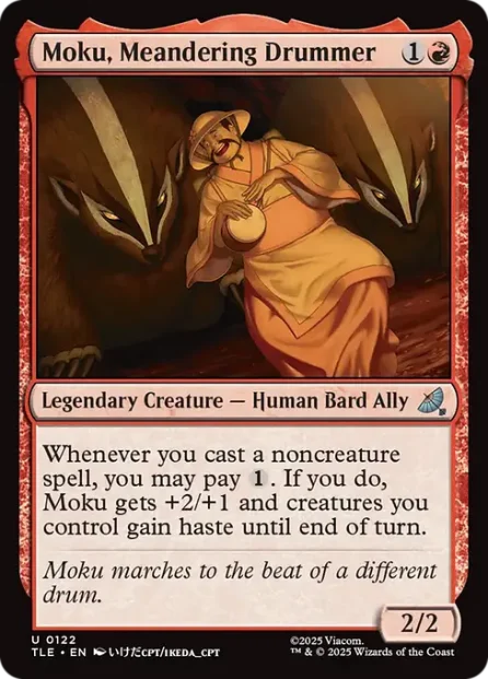 Moku, Meandering Drummer, Avatar: The Last Airbender Eternal — Magic: The Gathering card