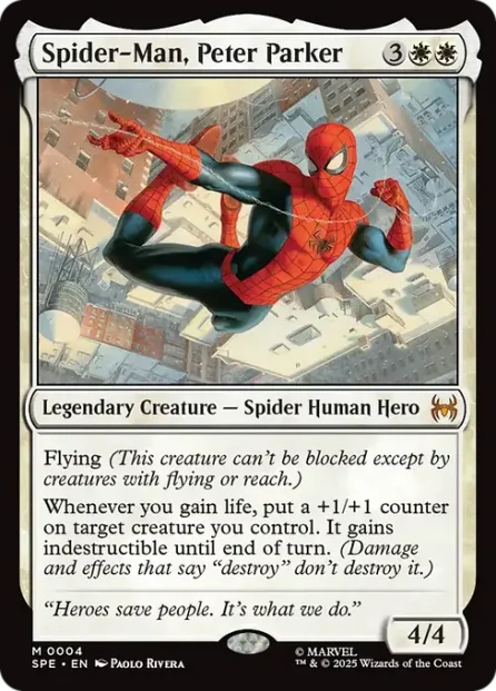 Spider-Man, Peter Parker, Marvel's Spider-Man Eternal — Magic: The Gathering card