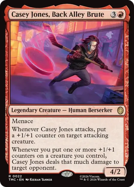 Casey Jones, Back Alley Brute, Teenage Mutant Ninja Turtles Eternal — Magic: The Gathering card