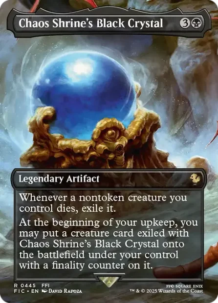 Chaos Shrine's Black Crystal, Final Fantasy Commander — Magic: The Gathering card
