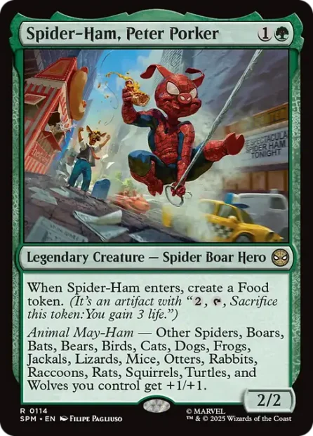 Spider-Ham, Peter Porker, Marvel's Spider-Man — Magic: The Gathering card