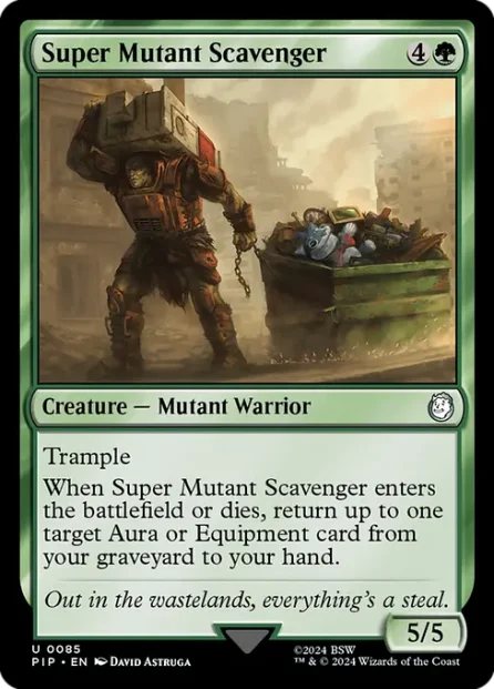 Super Mutant Scavenger, Fallout — Magic: The Gathering card
