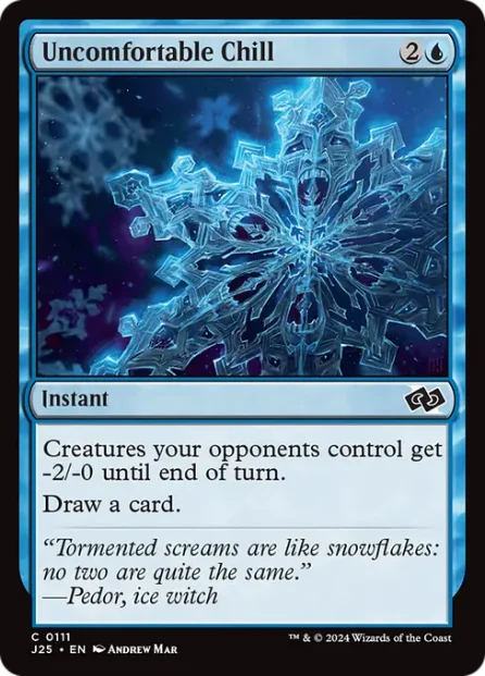 Uncomfortable Chill, Foundations Jumpstart — Magic: The Gathering card