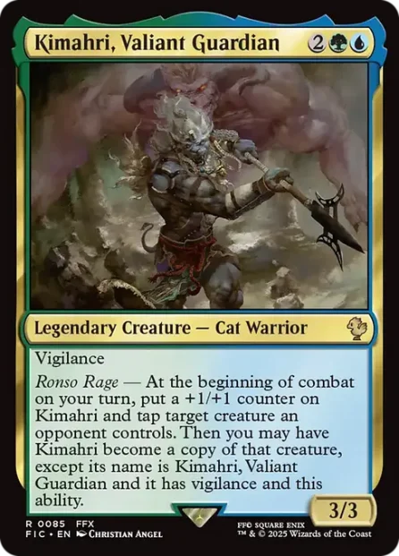 Kimahri, Valiant Guardian, Final Fantasy Commander — Magic: The Gathering card