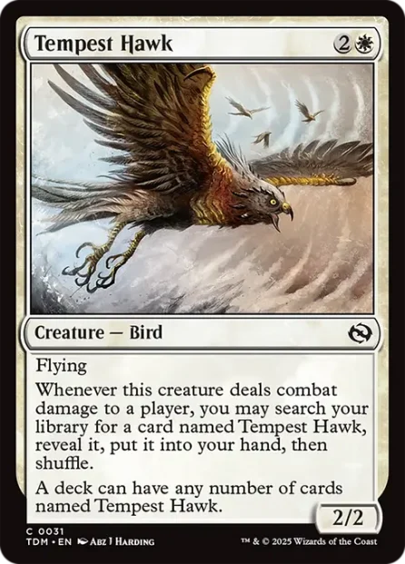 Tempest Hawk, Tarkir: Dragonstorm — Magic: The Gathering card