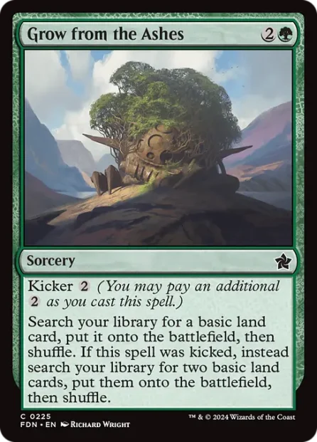 Grow from the Ashes, Foundations — Magic: The Gathering card