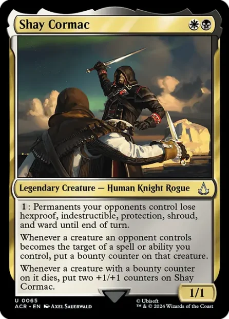 Shay Cormac, Assassin's Creed — Magic: The Gathering card