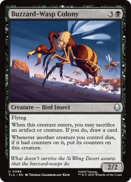 Buzzard-Wasp Colony, Avatar: The Last Airbender — Magic: The Gathering card