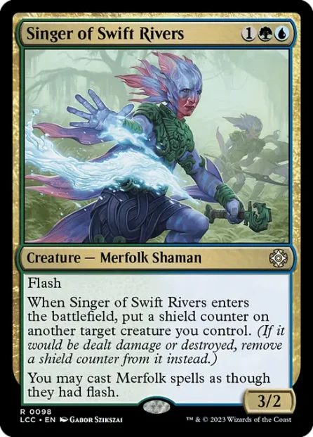 Singer of Swift Rivers, The Lost Caverns of Ixalan Commander — Magic: The Gathering card