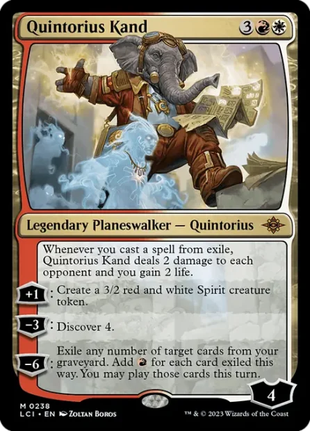 Quintorius Kand, The Lost Caverns of Ixalan — Magic: The Gathering card