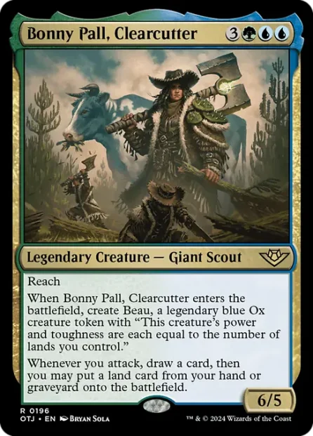 Bonny Pall, Clearcutter, Outlaws of Thunder Junction — Magic: The Gathering card