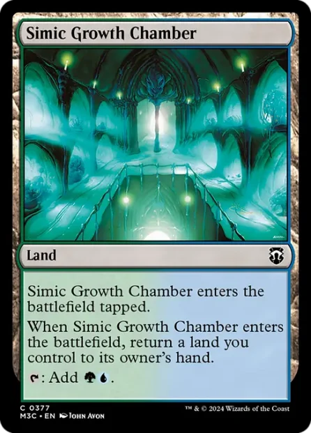 Simic Growth Chamber, Modern Horizons 3 Commander — Magic: The Gathering card