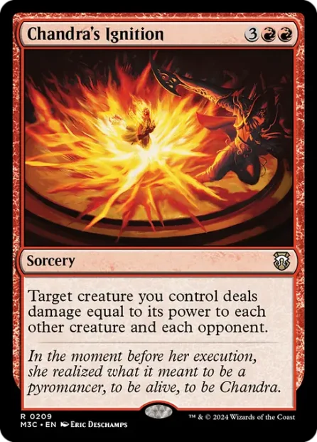 Chandra's Ignition, Modern Horizons 3 Commander — Magic: The Gathering card