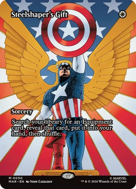 Steelshaper's Gift, Marvel Universe — Magic: The Gathering card