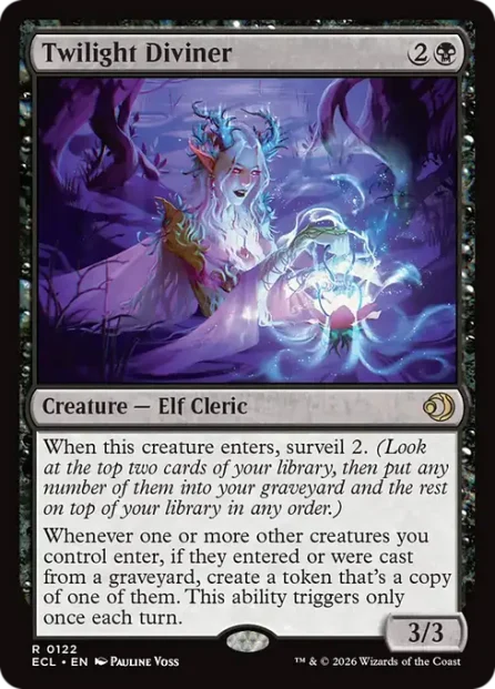 Twilight Diviner, Lorwyn Eclipsed — Magic: The Gathering card