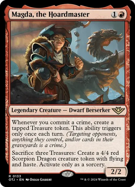 Magda, the Hoardmaster, Outlaws of Thunder Junction — Magic: The Gathering card