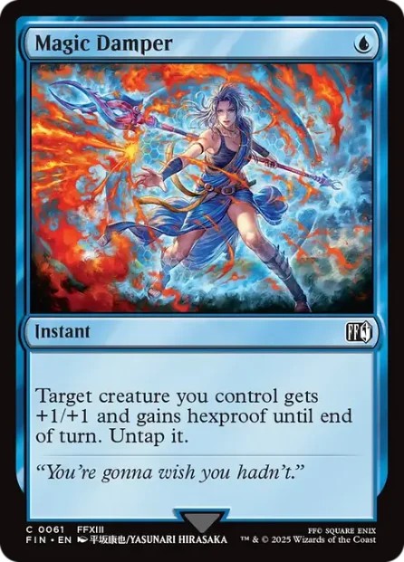 Magic Damper, Final Fantasy — Magic: The Gathering card