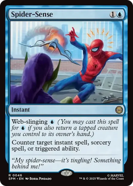 Spider-Sense, Marvel's Spider-Man — Magic: The Gathering card
