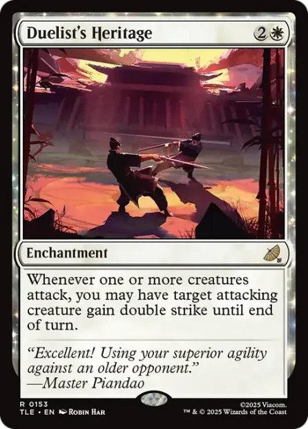 Duelist's Heritage, Avatar: The Last Airbender Eternal — Magic: The Gathering card