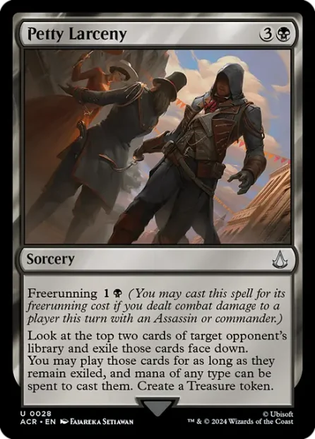 Petty Larceny, Assassin's Creed — Magic: The Gathering card