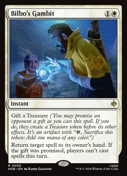 Bilbo's Gambit, The Hobbit — Magic: The Gathering card