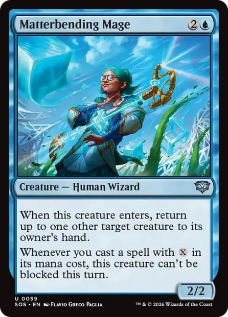 Matterbending Mage, Secrets of Strixhaven — Magic: The Gathering card