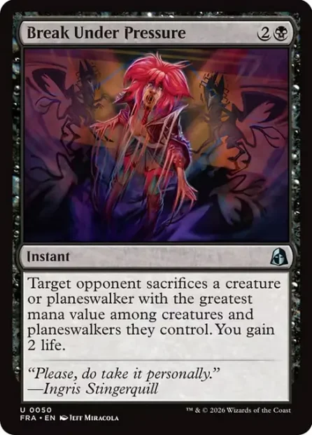 Break Under Pressure, Reality Fracture — Magic: The Gathering card